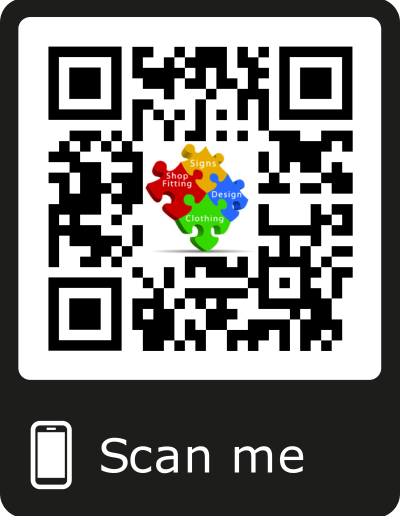 QR code sign for Creative Solutions